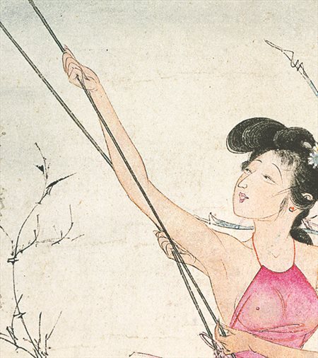 桓台-胡也佛的仕女画和最知名的金瓶梅秘戏图